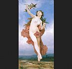 William Bouguereau Famous Paintings - Le Jour